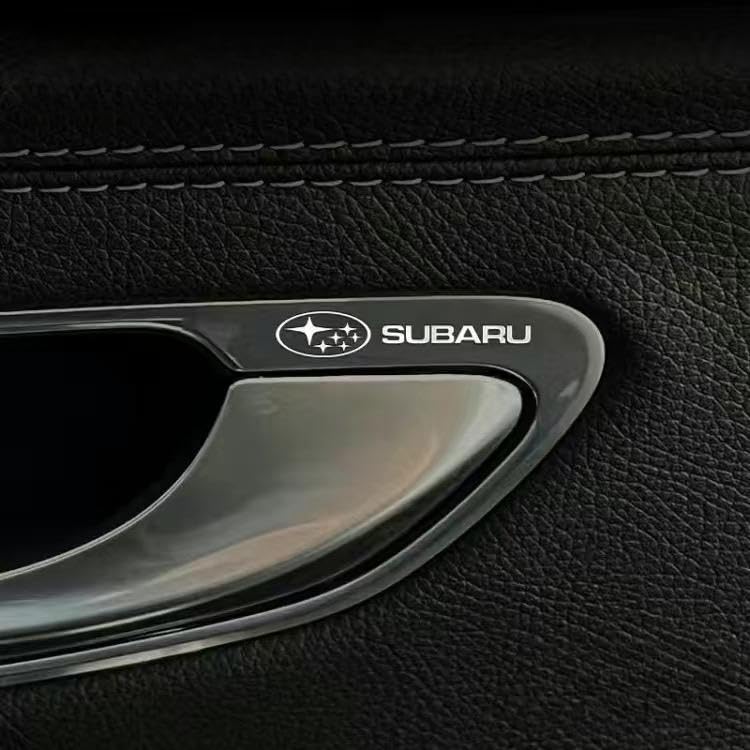Subaru Car Sticker Metal Decorative Logo Badge Universal Waterproof and Heat Resistant Car Interior Decor 10 (CAI) Decals, Stickers, (Subaru, Pieces)
