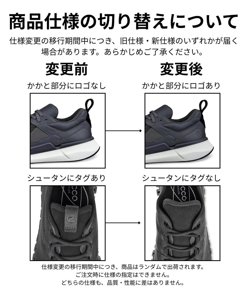 ECCO GRUUV STUDIO M Genuine Leather EU42 Men's Lace-Up Shoes, GORE-TEX Waterproof,