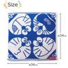 Kusunokibashi Monori Doraemon Gingham Jacquard Guest Towel, 34x34cm, Blue, A-90338-51-B