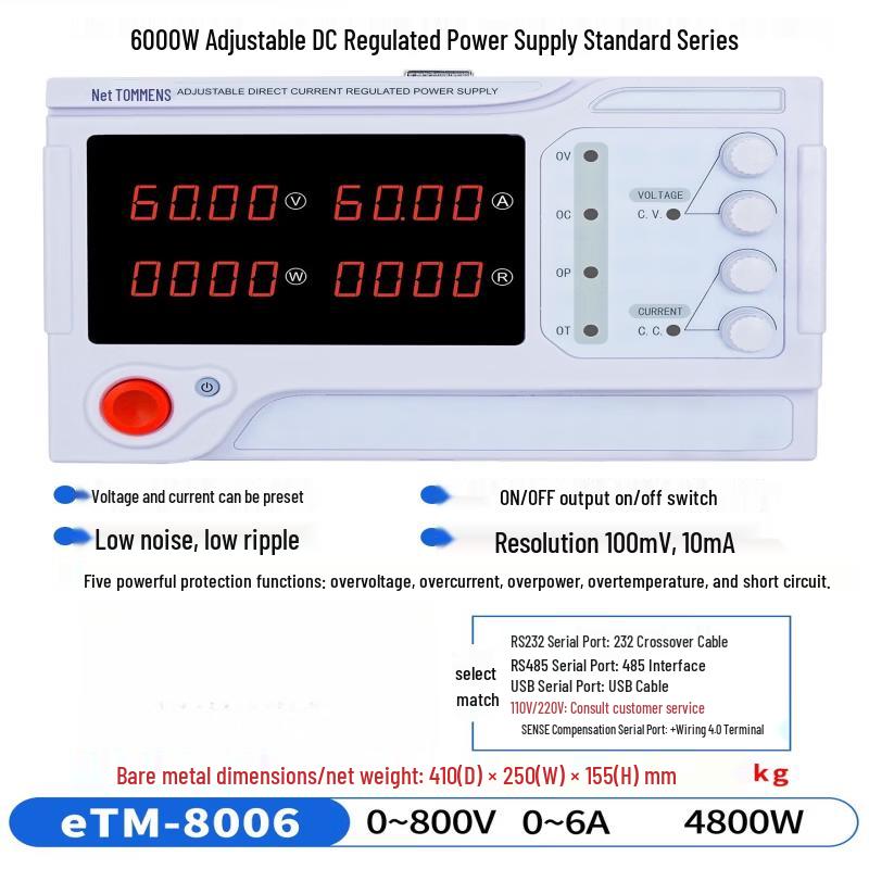 

Rongyu eTM-8006 DC Regulated Power Supply