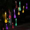 Water Droplets Solar String Lights Waterproof Outdoor 6M 30LED Solar Garland Lamp Decoration Christmas Wedding Party Garden