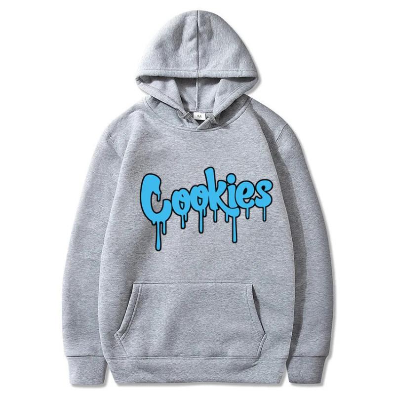 2025 New Anime Cookies Printed Fleece Men's Autumn and Winter Men's and Women's Sweatshirts Hoodies