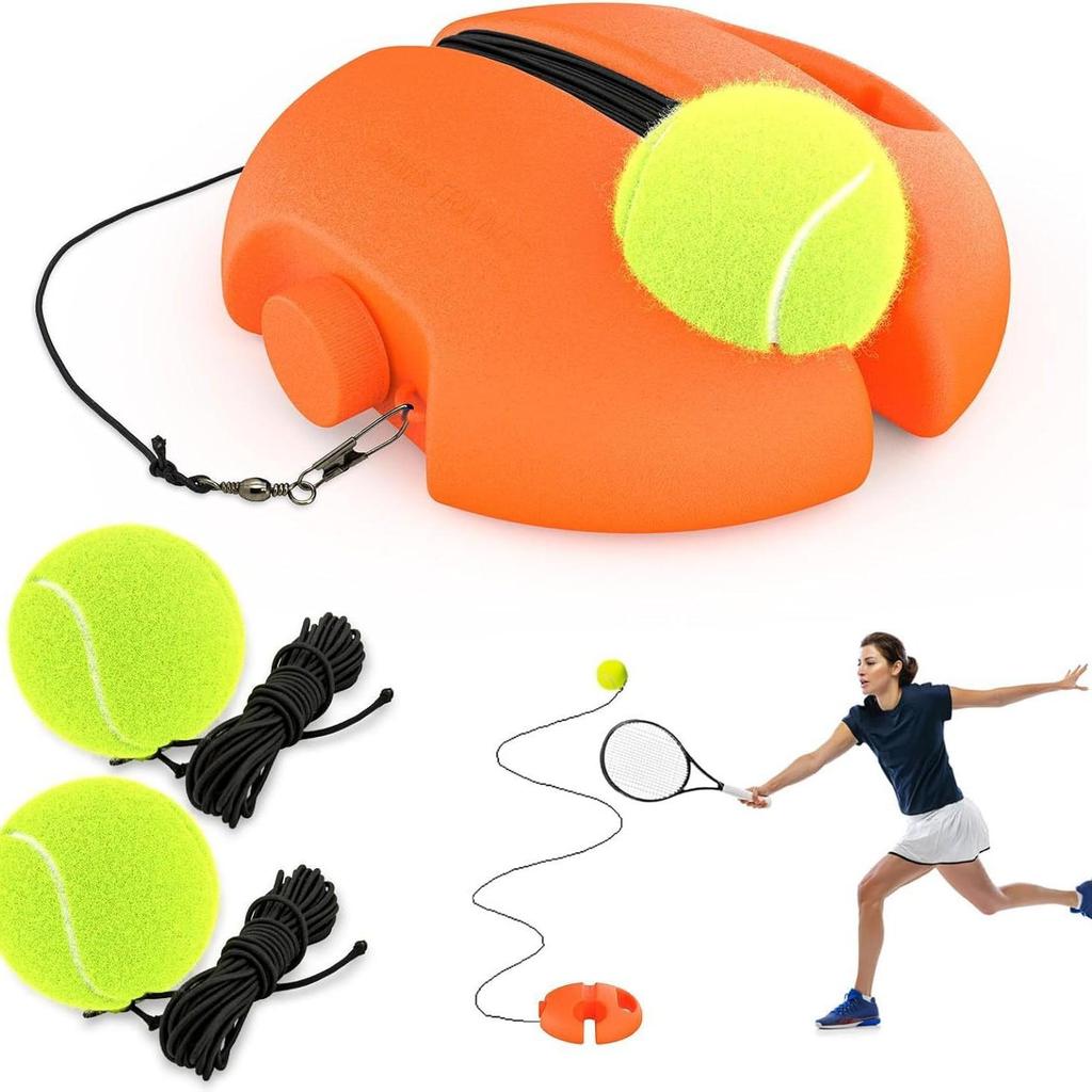 Tennis Trainer Racket Set: Adult & Kids Rebound Net Racket for Home Use
