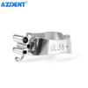 AZDENT 5Packs Dental Orthodontic Bands with Buccal Tube Triple Tubes for 1st Molar Teeth Roth.022 U3/L2 Size 35#-40#+ 4pcs/Pack