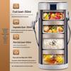 4-Layer Stainless Steel Thermal Lunch Container