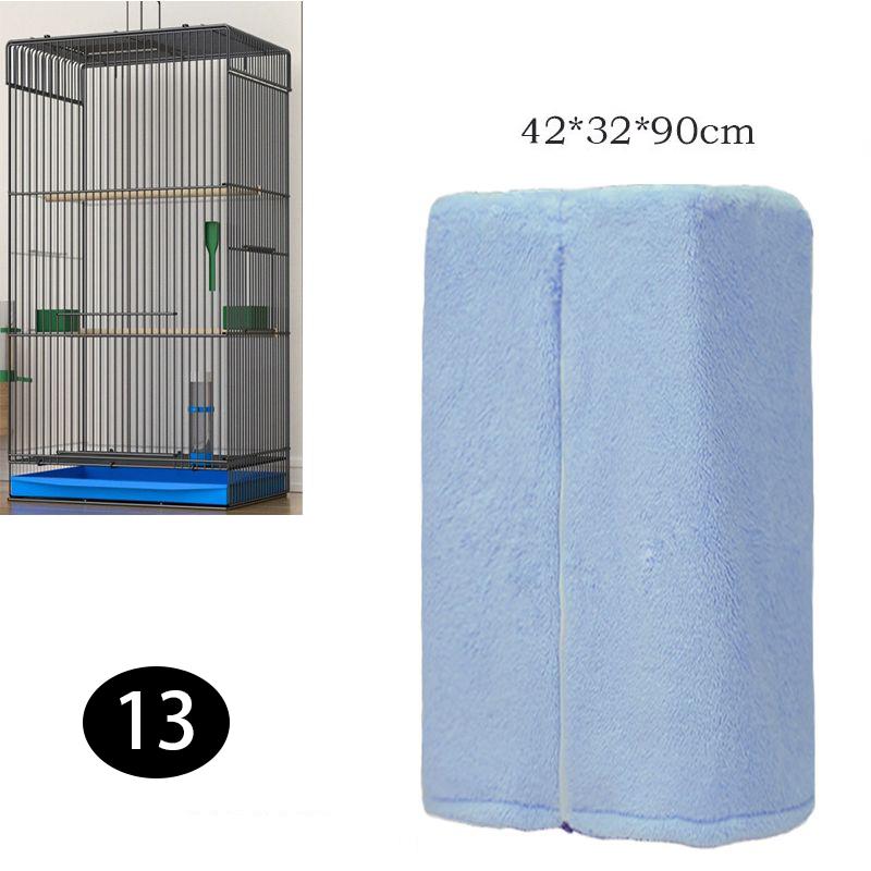 Multi-sizes Large Bird Cage Cover Sunscreen Warm Dust Cover Winter Pet Bird Parrot Cage Shading Pet Products Bird Supplies