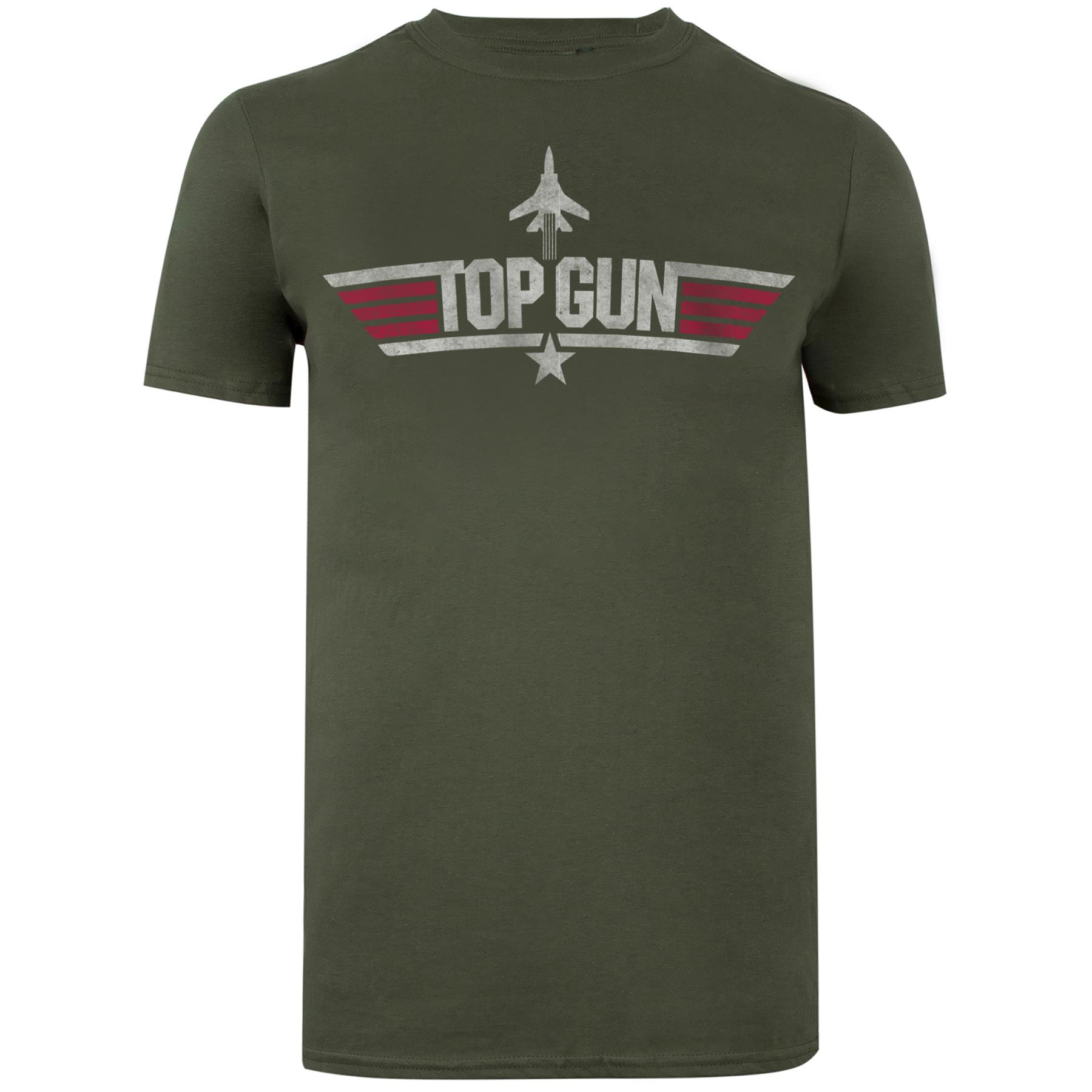 Мужская футболка Top Gun с логотипом S-2XL Официальная 4XL