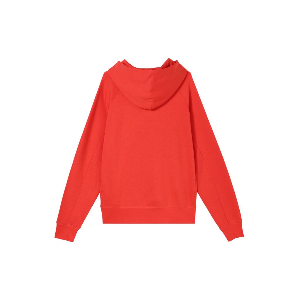 Nike Air Solid Logo Fleece Hoodie Men Hoodies Light-Red Dark-Red FB7208-696