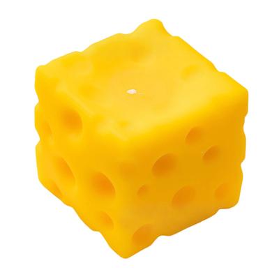 Giocattolo Spremibile a Forma di Formaggio Sollievo dallo Stress Rilascio Lento Blocco di Formaggio Giocattolo Sensoriale Cibo Similato Giocattolo Fidget da Pizzicare Gadget per Feste
