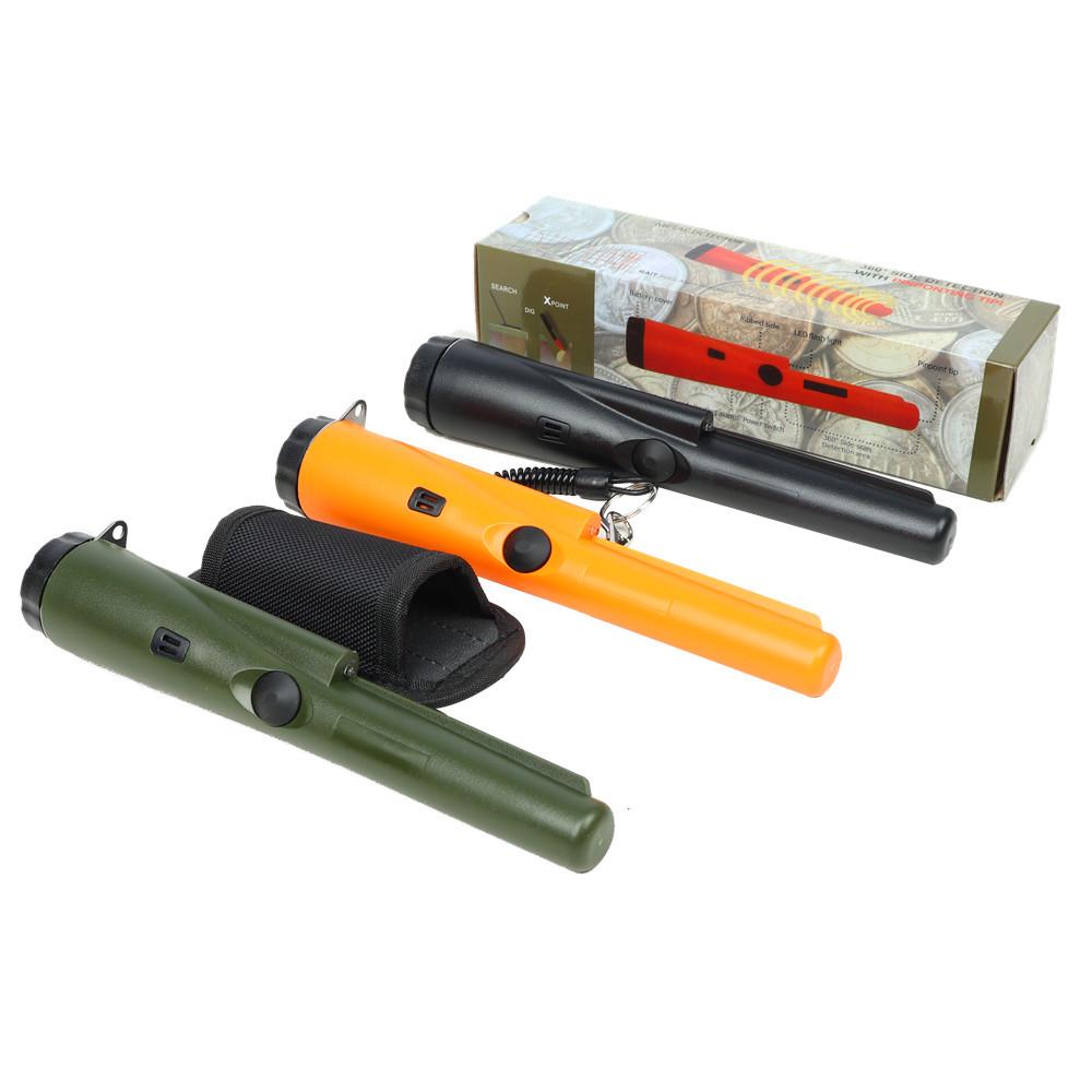 Semi-Waterproof Handheld Metal Detector - Orange, Green, Black, Blue Pinpointer