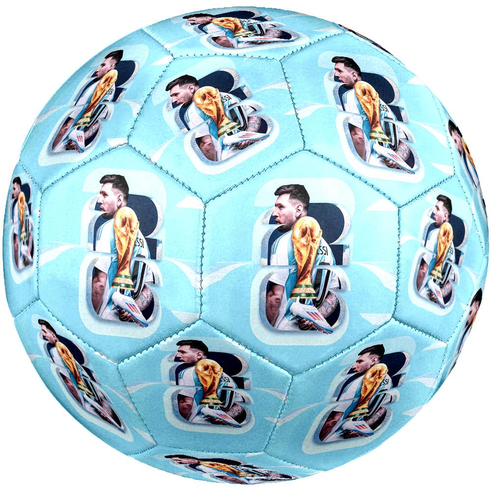 Pallone da Calcio Messi Taglia 5 Calcio Cucito a Macchina Indoor/Outdoor Universale Regali per Appassionati di Calcio