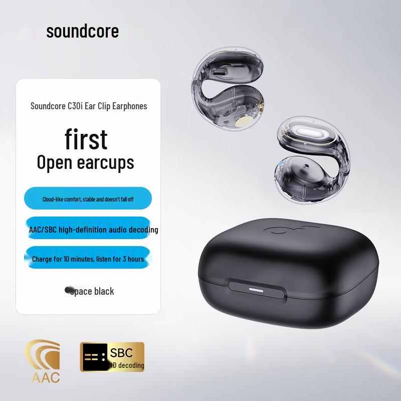 

Soundcore C30i Open-Ear Clip-On Bluetooth Headphones