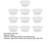 10Pcs Food Storage Containers with Lids Leak-proof Soup Containers BPA-Free Microwave Freezer Dishwasher Meal Prep Containers