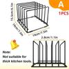 Piedini Antiscivolo Organizer Portateglie da Forno Organizer per Pentole da Cucina Con Porta Tagliere Stoccaggio Teglie per Organizzazione