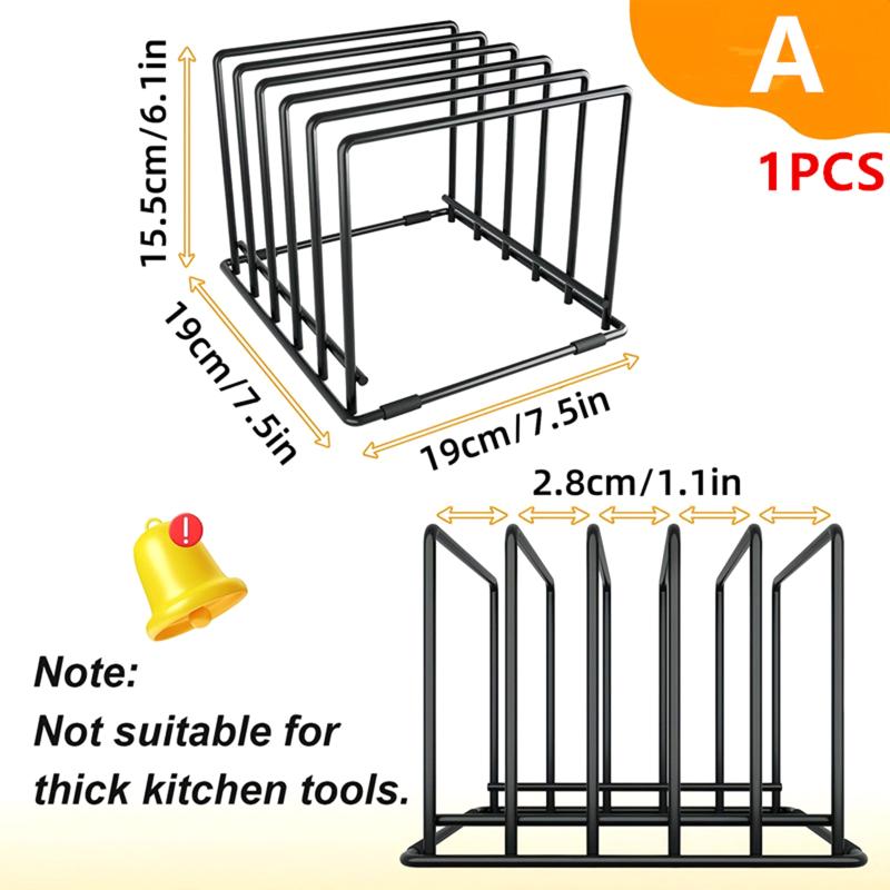 

Anti-Slip Feet Organizer Baking Tray Holder Kitchen Pan Organizer With Cutting Board Holder Baking Tray Storage For Organization