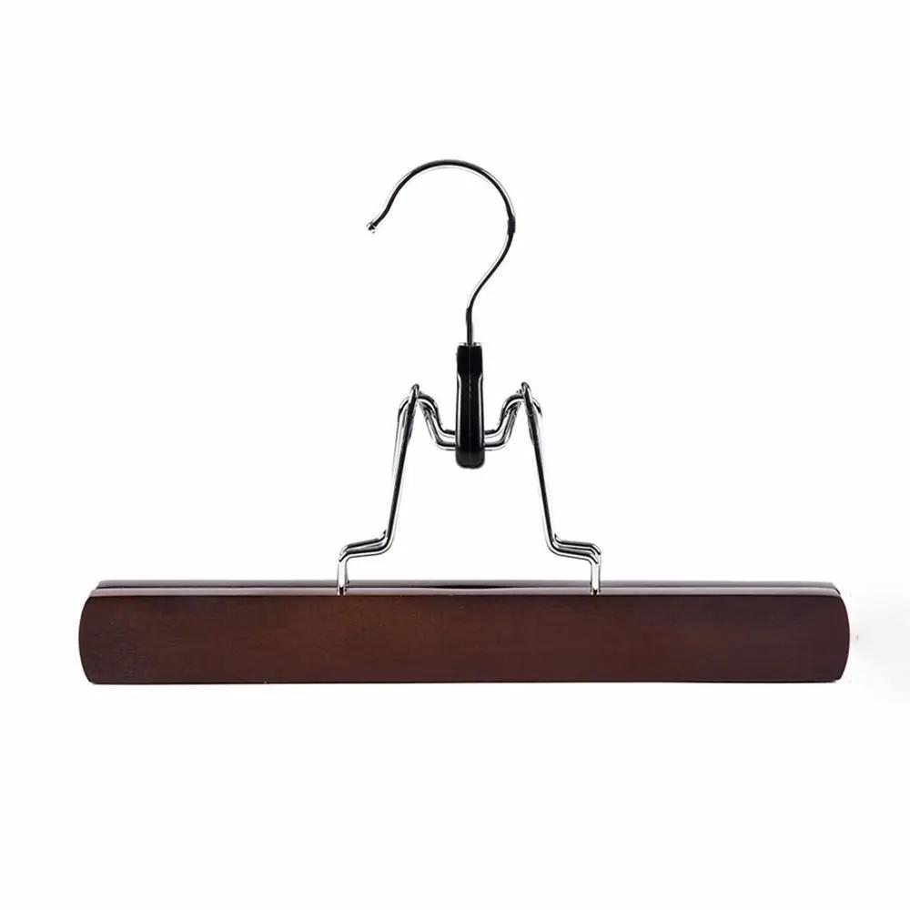 High Quality New 1PC Clothes Hanger Woodiness Retro Color Horse-face Skirt Rack Log Non-slip Hanfu Pants Hook