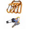 Outdoor Climbing Camping Stainless For MI-ni Carabiner Spring Hook Clip Keychain
