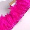 10 Meters Natural Turkey Marabou Feather Trim Ribbon Feather Fringe For Wedding Dress Decor Sewing Accessories Plumas