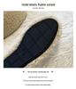 2025 Women's Lambswool Furry Flat Slippers: Cozy Autumn/Winter Casual Footwear