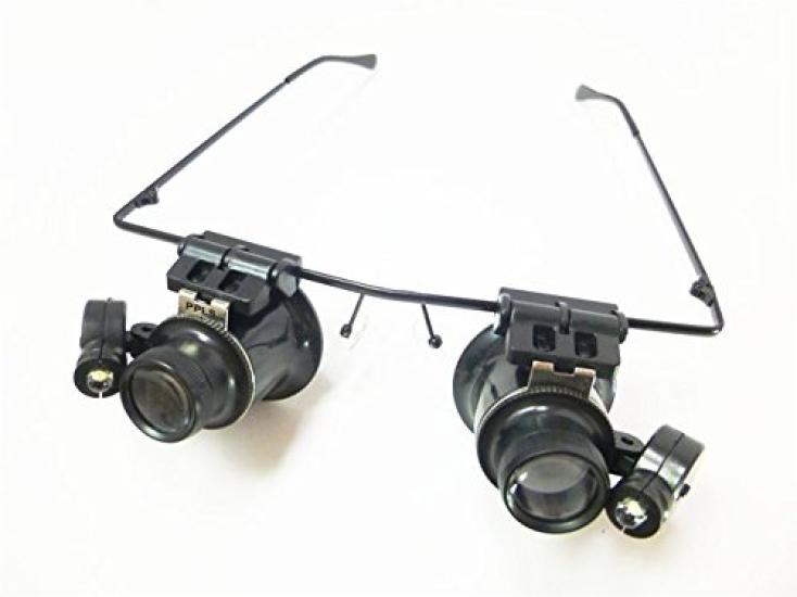 

879 PPLS LED Lighted Head Magnifier, 20x Magnification