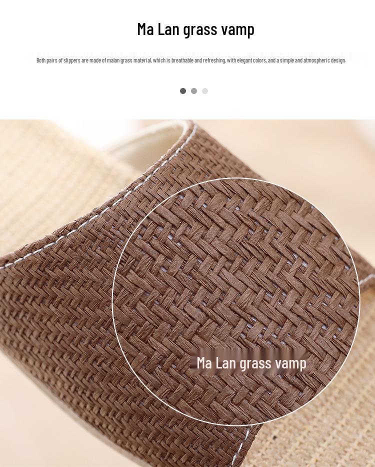 Four Seasons Unisex Breathable Linen Slippers - Sweat-Absorbent, Odorless, Silent On Wood Floors
