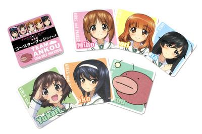 PLATZ Girls Panzer the Movie Coaster Book Anglerfish Team GPCB-1 &