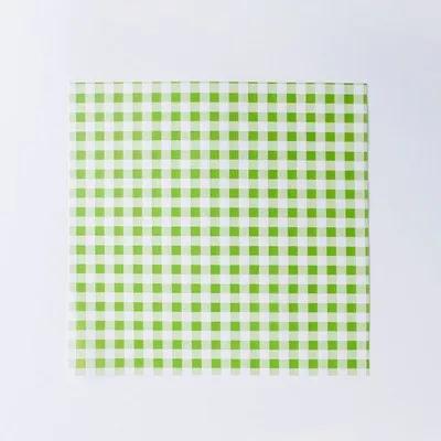 Colorful Gingham Food Wrapping Paper Waterproof and Greaseproof Wax Paper Sheets for Baking Sandwich Snacks Bread and Party Use