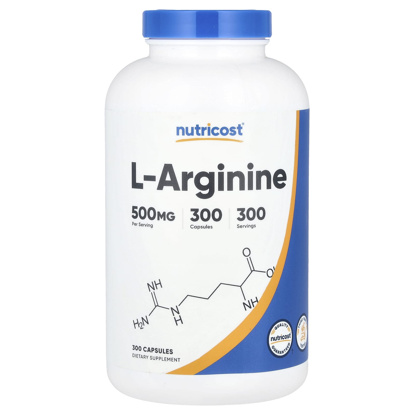 

L-Arginine, 500Mg, 300 Capsules