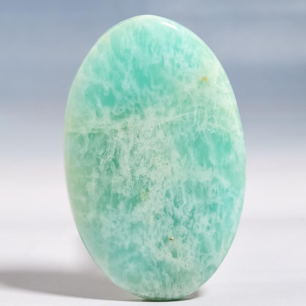 Amazonite 3.6x5.5mm Natural Cabochon Fine Loose 111.45Cts. W2d16