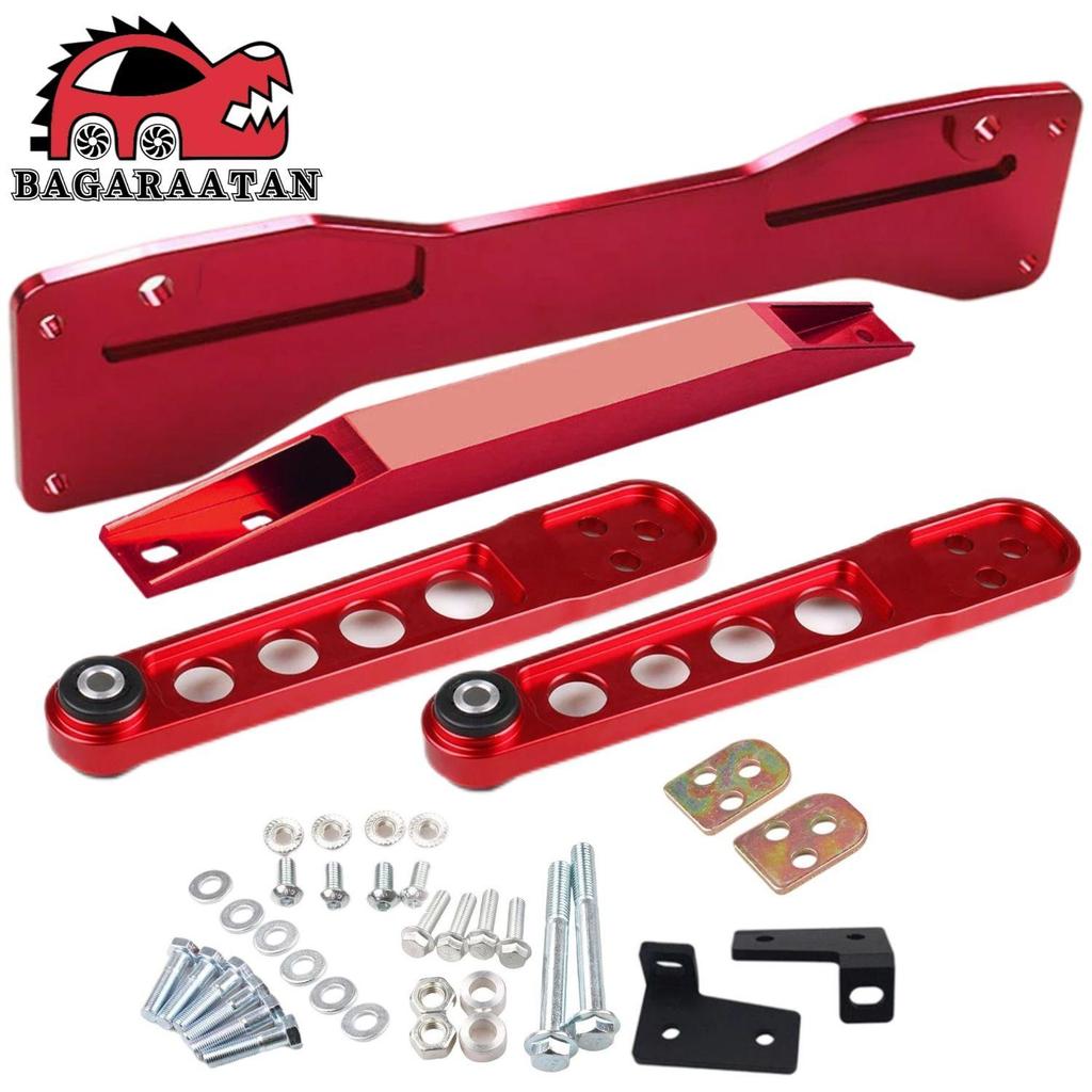 Cross-linked Rear Subframe Strut Control Arm Kit for 01-05 Honda Civic ES EP3