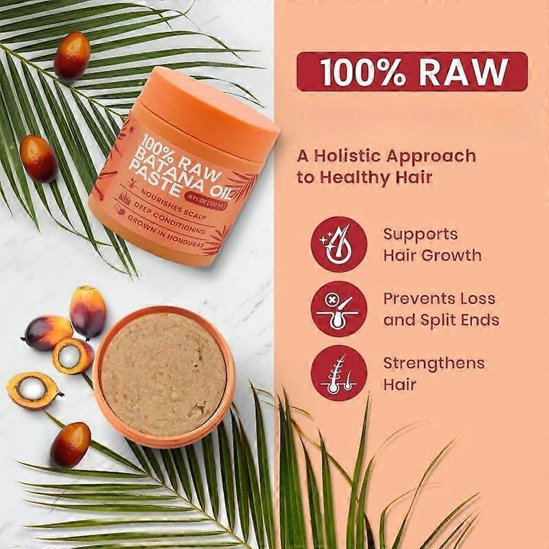 2 In 1 Raw Batana Oil for Hair Growth Set - 100% Pure Organic Batana Oil for Thicker & Stronger Hair - Batana Oil with Rosemary & Jojoba Oil, Prevent 