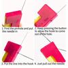 2pcs Automatic Needle Threader Tool - One-Touch Operation,for Seniors & Visually - Quick Threading, Ideal Gift for & Low Vision