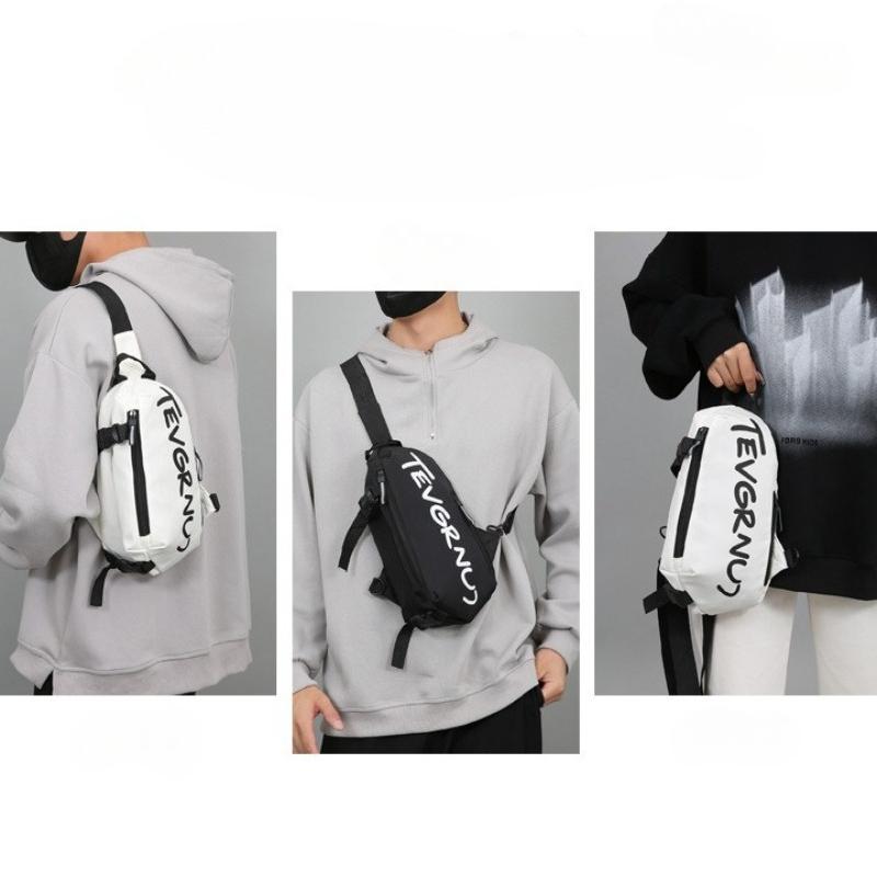Men's/Women's Chest Bag Outdoor Sports and Leisure Crossbody Bag Waist Bag Ins Large Capacity Shoulder Bag Portable Underarm Bag Couple Bag