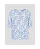 Binpolleidiseu [Daria Song] All-Over Short Sleeve Puff Blouse Sky Blue (Bf6565K51Q)