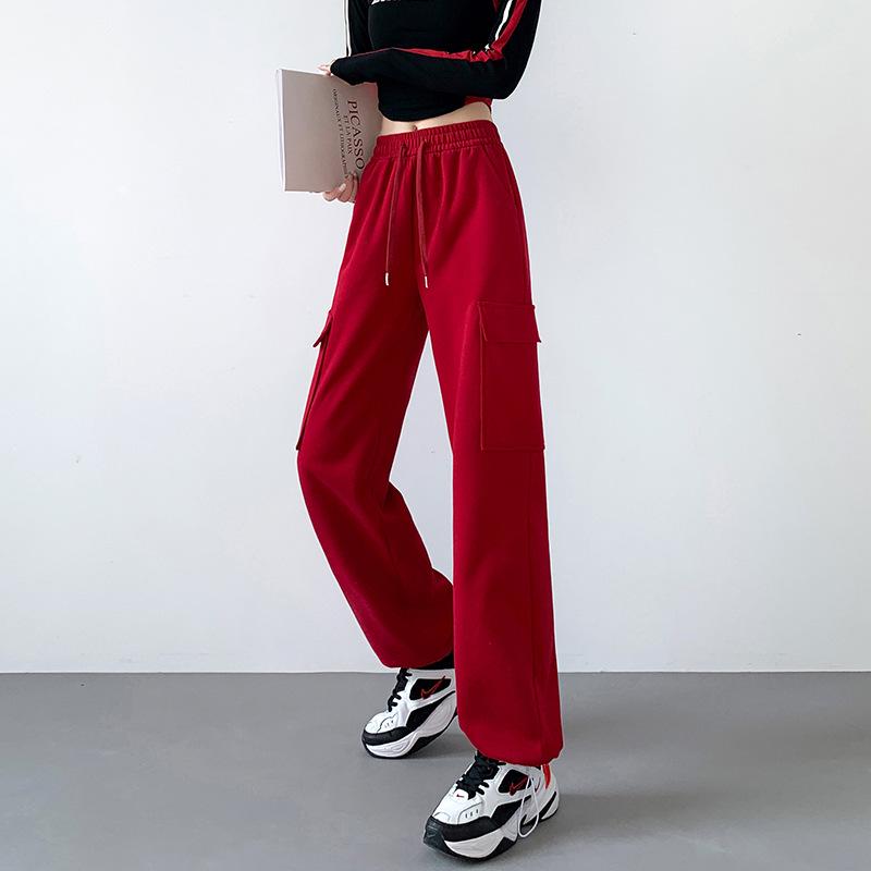 Women's High-Waisted Drapey Sweatpants - Autumn/Winter 2025
