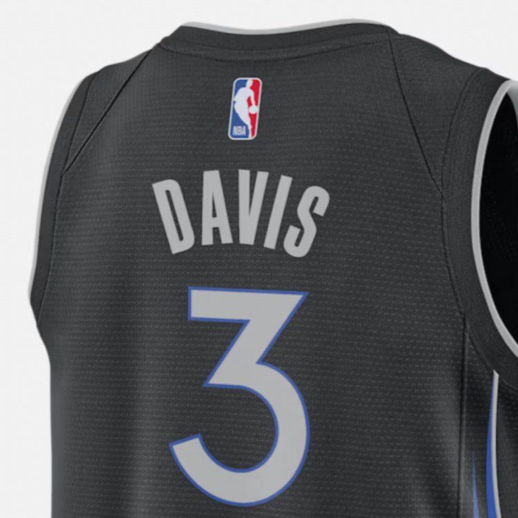 Nike Anthony Davis Dallas Mavericks City Edition Men's Nike Nba Swingman Jersey HM5978-014
