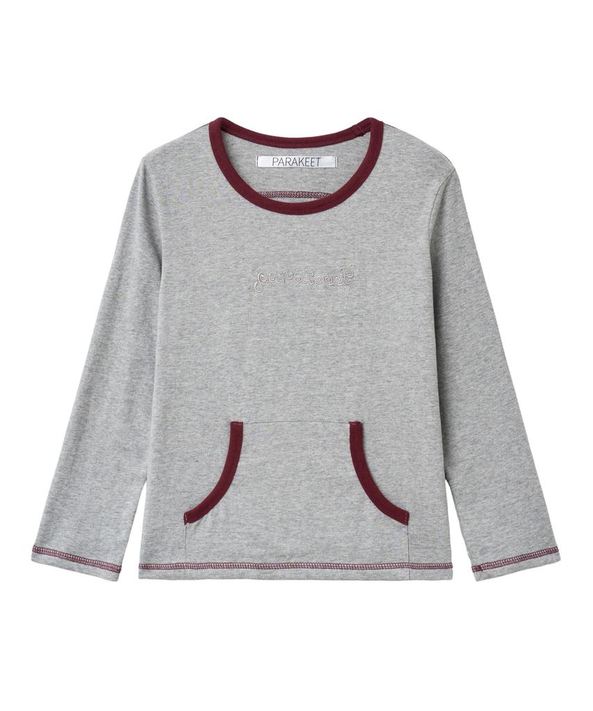 PARAKEET Patch Pocket Capri Sleeve (Melange Grey)