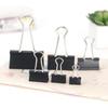 Binder Clips 100 Pack 0.75inch, 19mm Mini Black Office Paper Clip, Foldback Clips Clamp Binder Clips for Office Home Supplies