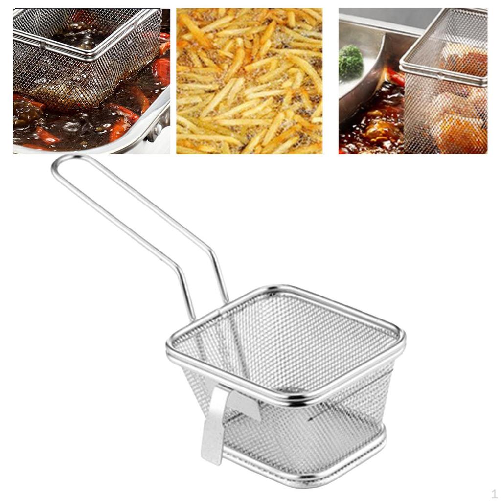 Pot Colander Spaghetti Strainer Basket Wire Skimmer Food Frying