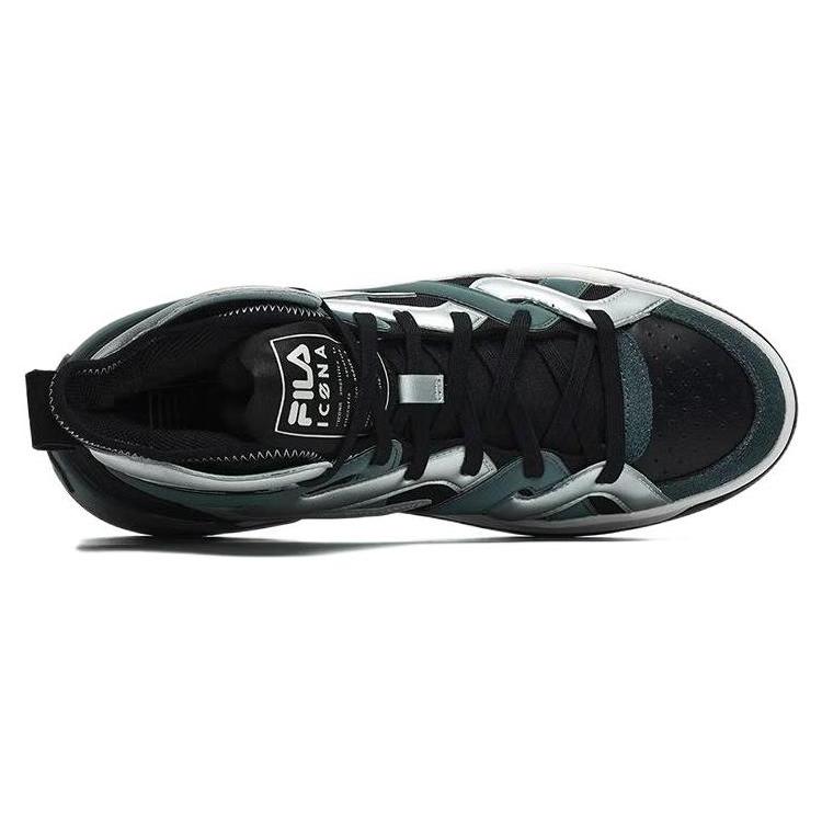New FILA Salto Wear Resistant Low Top Skateboard Shoes Men's Black F12M243601FBS