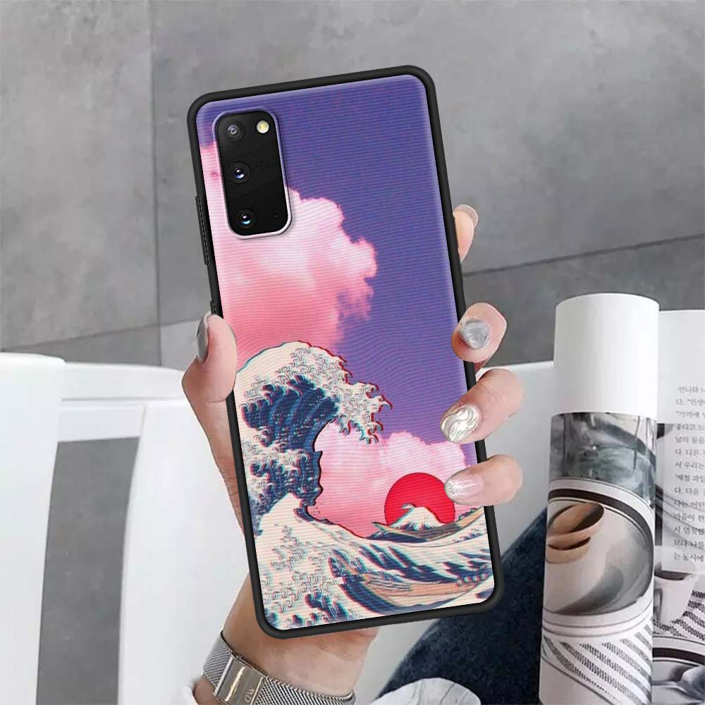 

Мягкий чехол для телефона Samsung Galaxy Note 20 Ultra 10 Lite S10 Plus S20 FE 5G 9 8 задняя крышка S21 Funda японский стиль Art Japan Samsung S8 Plus