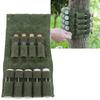 Seasoning Bottle Storage Bag Portable Camping Spice Kit with 9 Spice Jars for Outdoor Camping BBQ Picnic OD Green