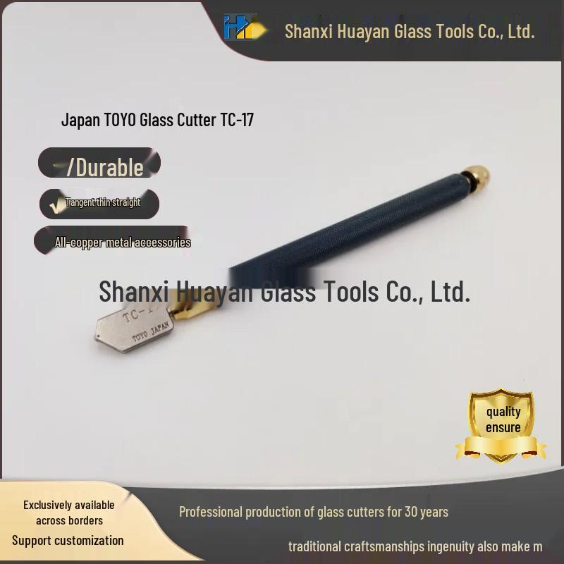 

TOYO Japan TC-17 Стеклорез с железной ручкой Round Tail Iron Handle TC-17