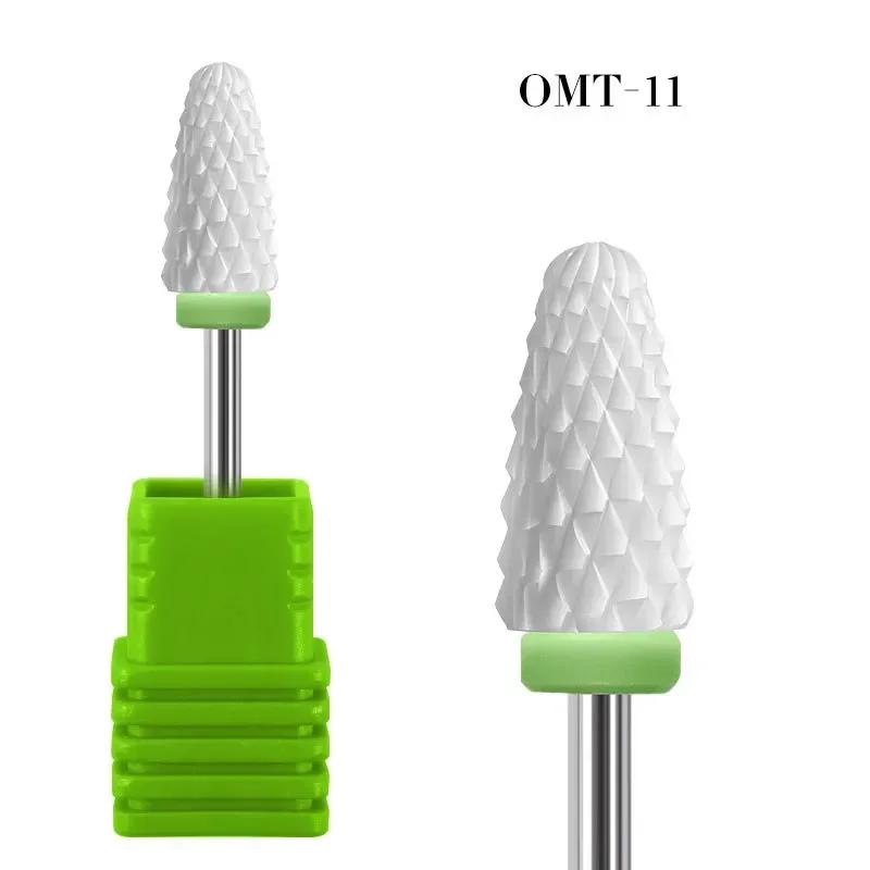 Ceramic Nail Drill Bit-3/32 Nail Drill Bits for Acrylic Nails Professional Electric Nail Drill for Crystal Nails Extension