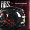 Wild Horse 3C Certified Motorcycle Helmet, Winter Anti-Fog Full Face, All-Season Flip-Up with Double Visor for Men & Women.