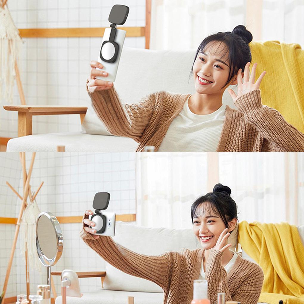 Selfie Fill Light With Magnetic,Attachment For Mobile Phone,Beauty Camera Enhancer,Fill Ring Light with Mirror for Photography