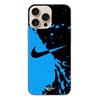 Iphone 16 Pro Case Nike Logo Color Black and Blue Maniacase