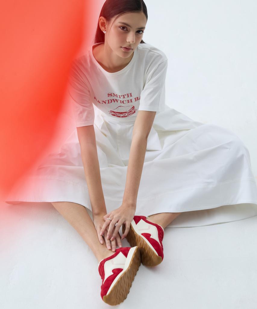 Ecoe 26 E.C.O.E Archive Sneaker - Ruby Red