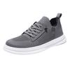 Summer mesh shoes breathable soft-soled running shoes men's thin low-top fly-woven shoes one-pedal casual sports shoes