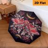 Butterfly Garden Folding Umbrella Durable Travel Gift Three Folds Travel